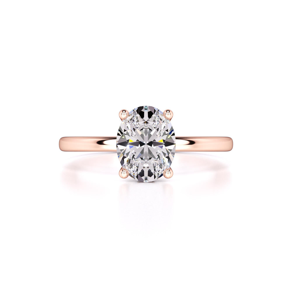 Chica Moissanite & Lab Grown Diamond Ring | Rose Gold | 1