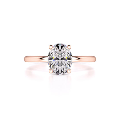 Chica Moissanite & Lab Grown Diamond Ring | Rose Gold | 1