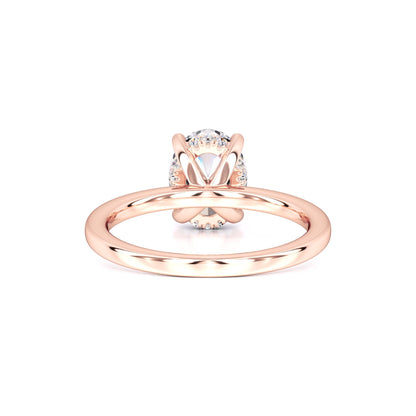 Chica Moissanite & Lab Grown Diamond Ring | Rose Gold | 3