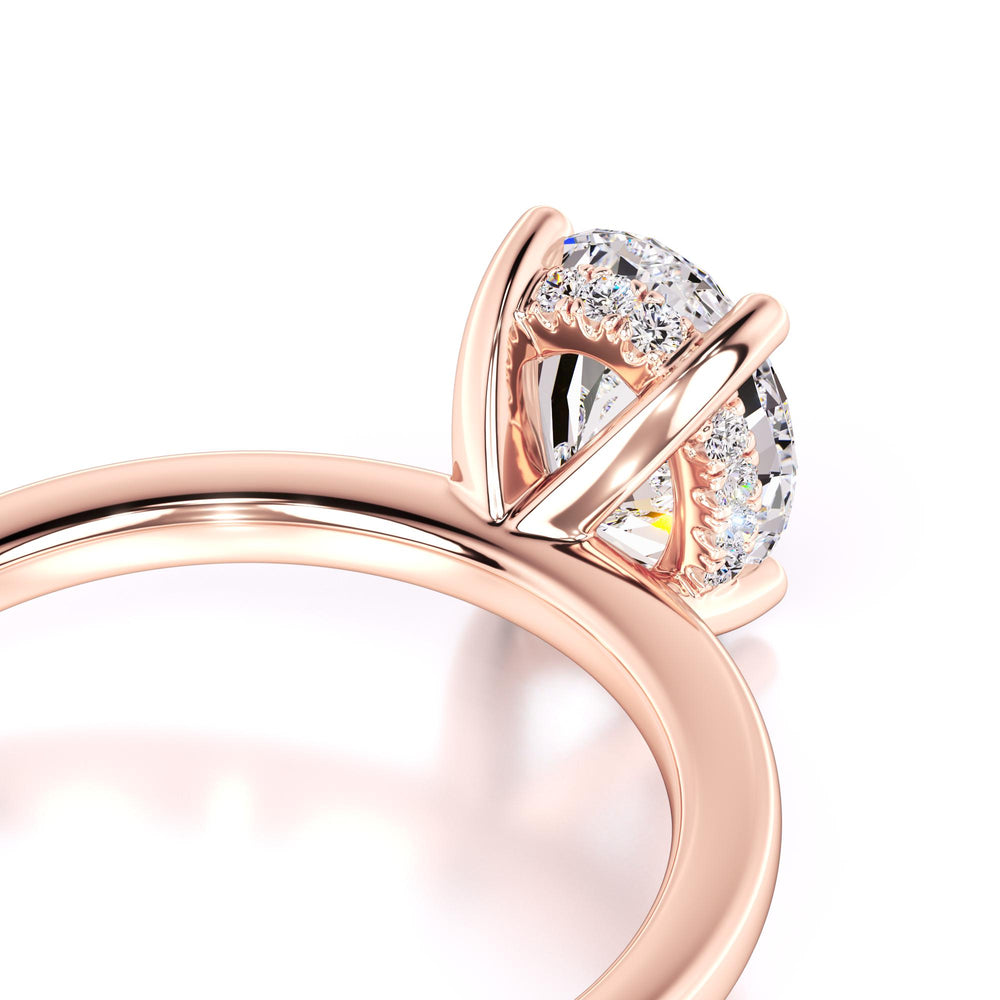 Chica Moissanite & Lab Grown Diamond Ring | Rose Gold | 2