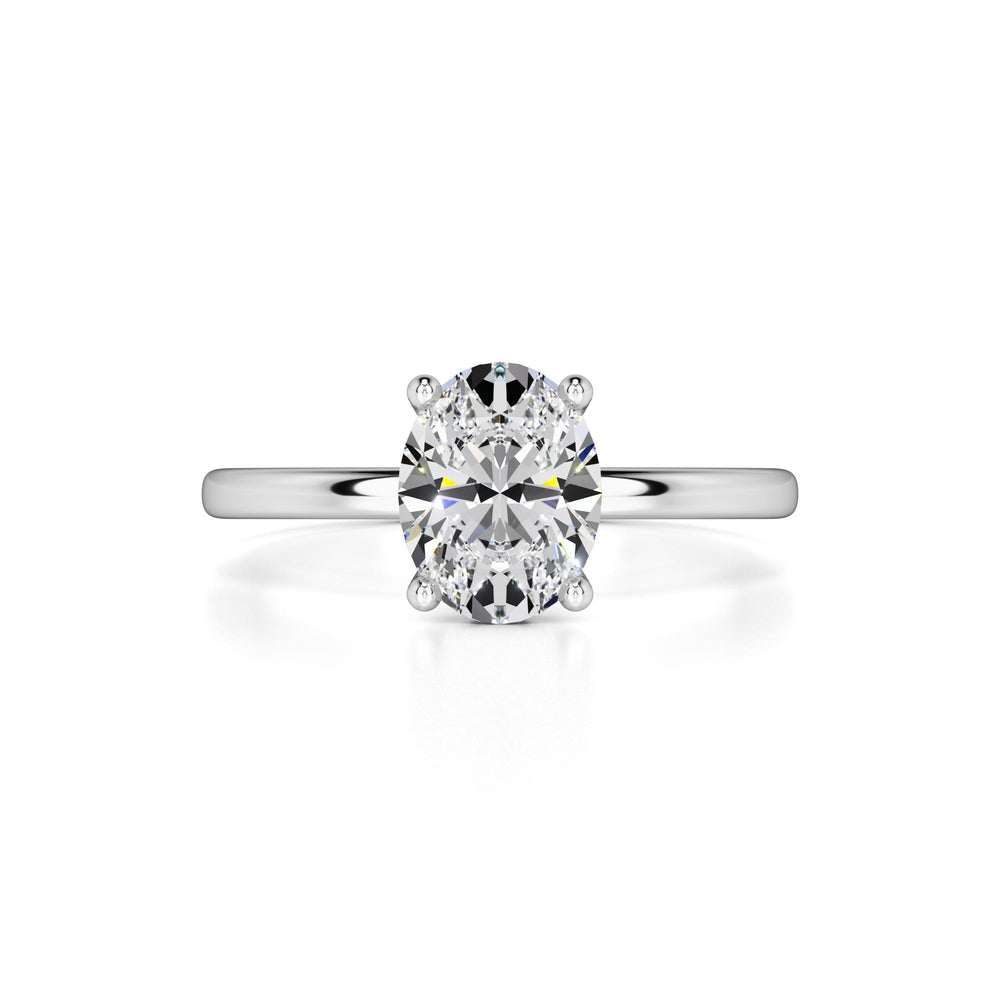 Chica Moissanite & Lab Grown Diamond Ring | White Gold | 1