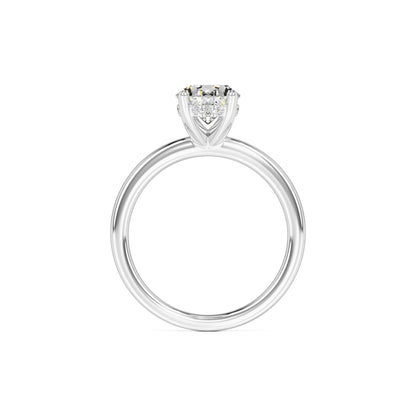 Chica Moissanite & Lab Grown Diamond Ring | White Gold | 4