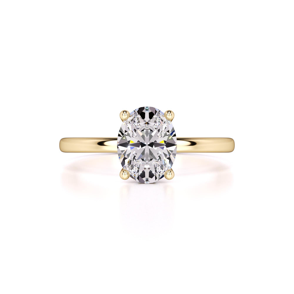 Chica Moissanite & Lab Grown Diamond Ring | Yellow Gold | 1