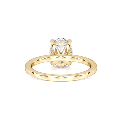 Chica Moissanite & Lab Grown Diamond Ring | Yellow Gold | 3