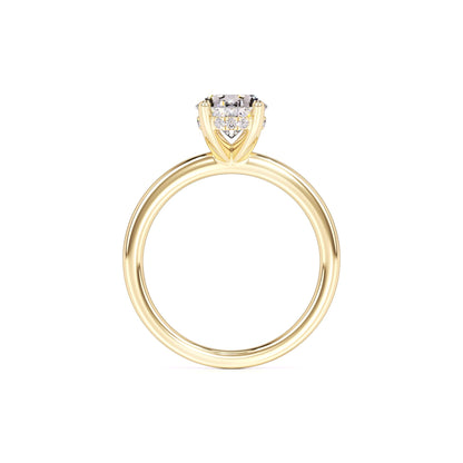 Chica Moissanite & Lab Grown Diamond Ring | Yellow Gold | 4