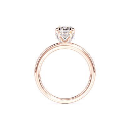 Lola Moissanite & Lab Grown Diamond Ring | Rose Gold | 4