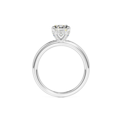Lola Moissanite & Lab Grown Diamond Ring | White Gold | 4