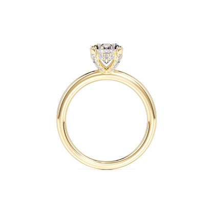Lola Moissanite & Lab Grown Diamond Ring | Yellow Gold | 4