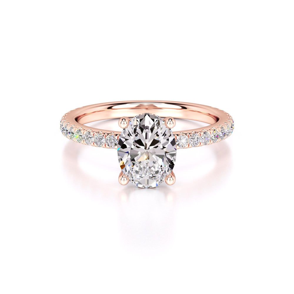 Mika Lab Grown Diamond Ring | Rose Gold | 1