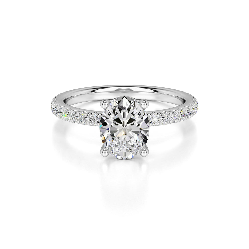 Mika Lab Grown Diamond Ring | White Gold | 1