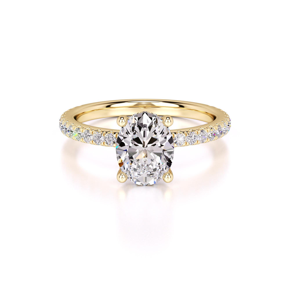 Mika Lab Grown Diamond Ring | Yellow Gold | 1
