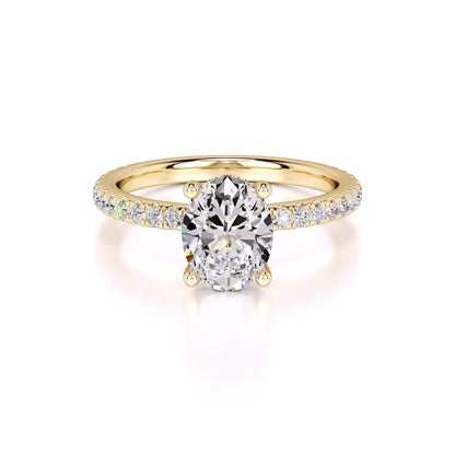 Mika Lab Grown Diamond Ring | Yellow Gold | 1