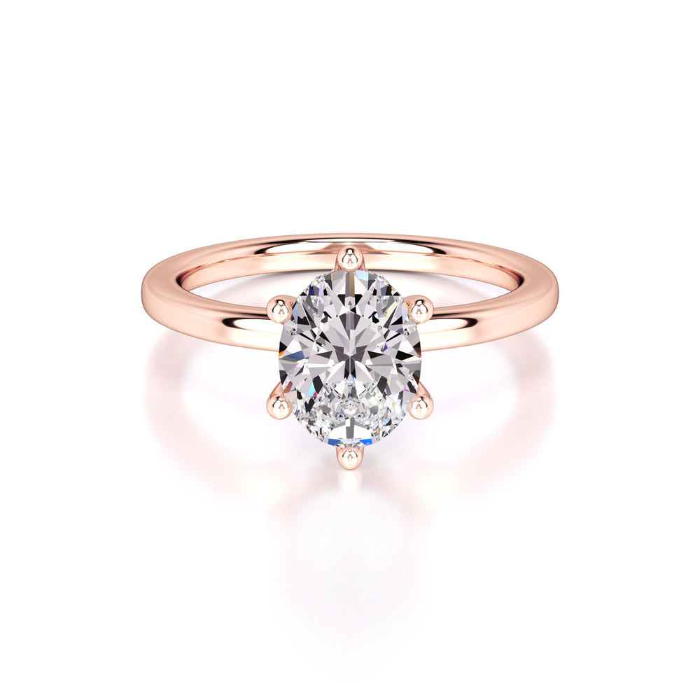 Ariana Lab Grown Diamond Ring | Rose Gold | 1