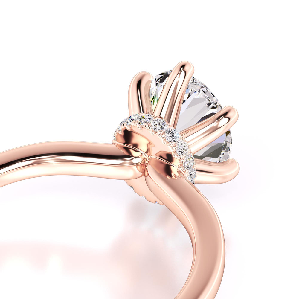 Ariana Lab Grown Diamond Ring | Rose Gold | 2