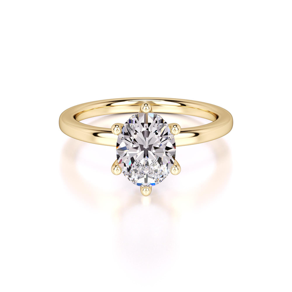 Ariana Lab Grown Diamond Ring | Yellow Gold | 1