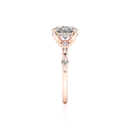 Catherine Lab Grown Diamond Ring | Rose Gold | 4