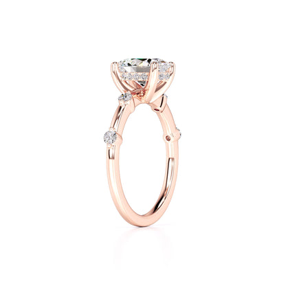 Catherine Lab Grown Diamond Ring | Rose Gold | 3