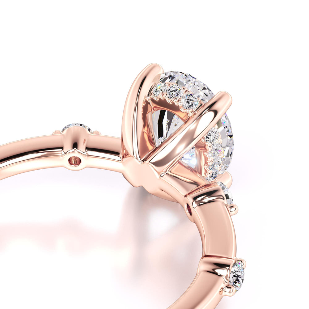 Catherine Lab Grown Diamond Ring | Rose Gold | 2