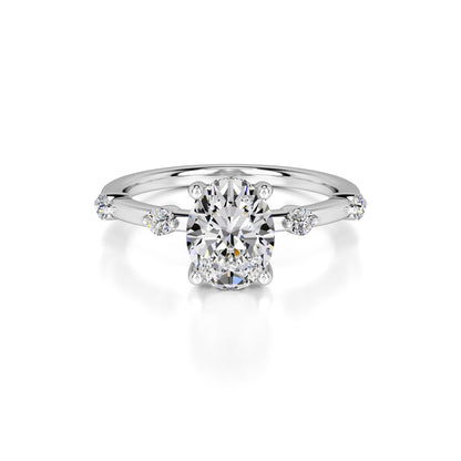 Catherine Lab Grown Diamond Ring | White Gold | 1