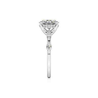 Catherine Lab Grown Diamond Ring | White Gold | 4