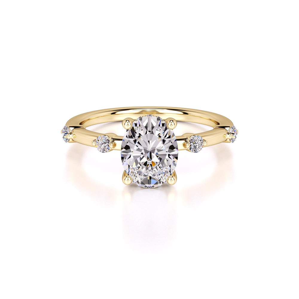 Catherine Lab Grown Diamond Ring | Yellow Gold | 1
