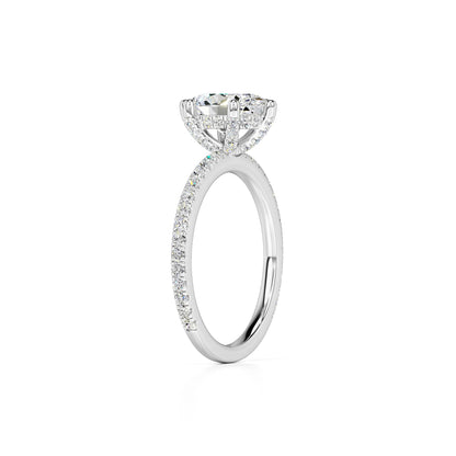 Eva Lab Grown Diamond Ring | White Gold | 3