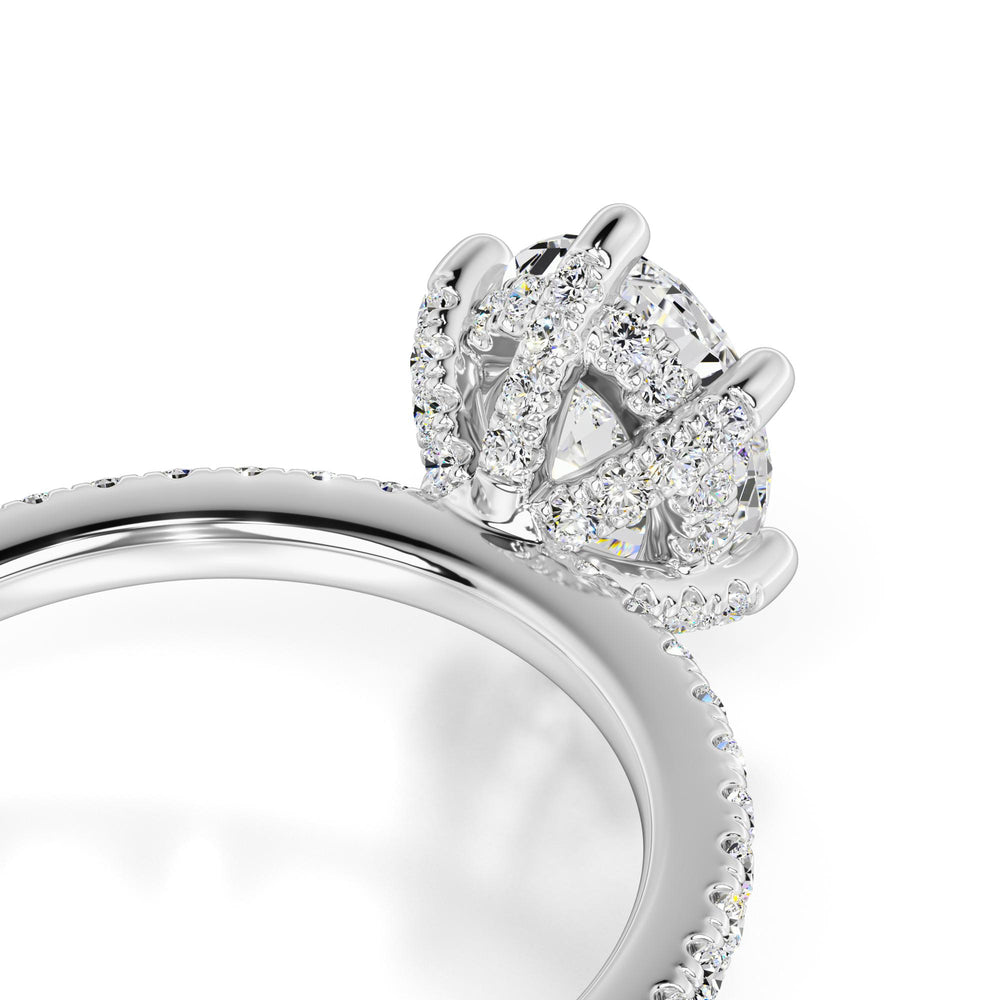 Eva Moissanite & Lab Grown Diamond Ring | White Gold | 2