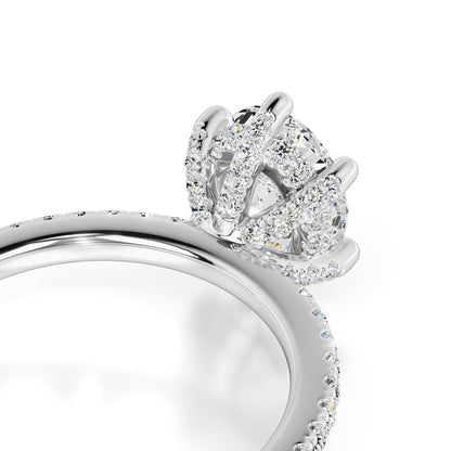 Eva Moissanite & Lab Grown Diamond Ring | White Gold | 2