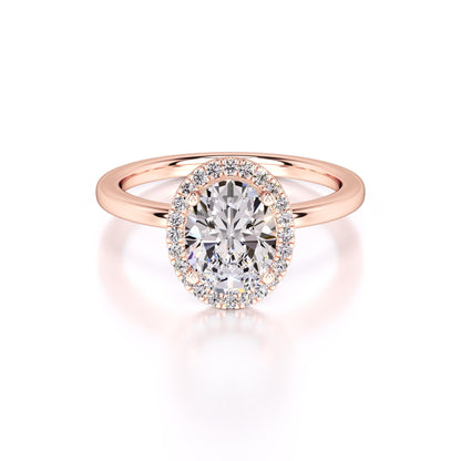 Gabriella Lab Grown Diamond Ring | Rose Gold | 1