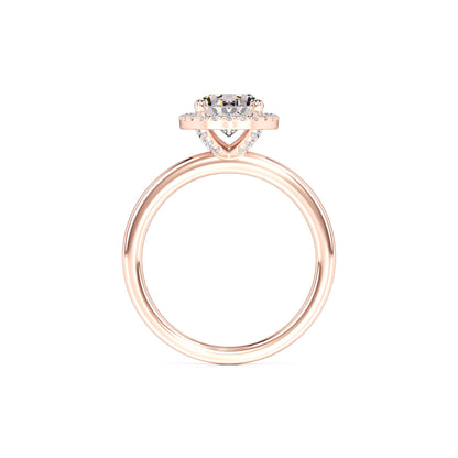 Gabriella Moissanite & Lab Grown Diamond Ring | Rose Gold | 4