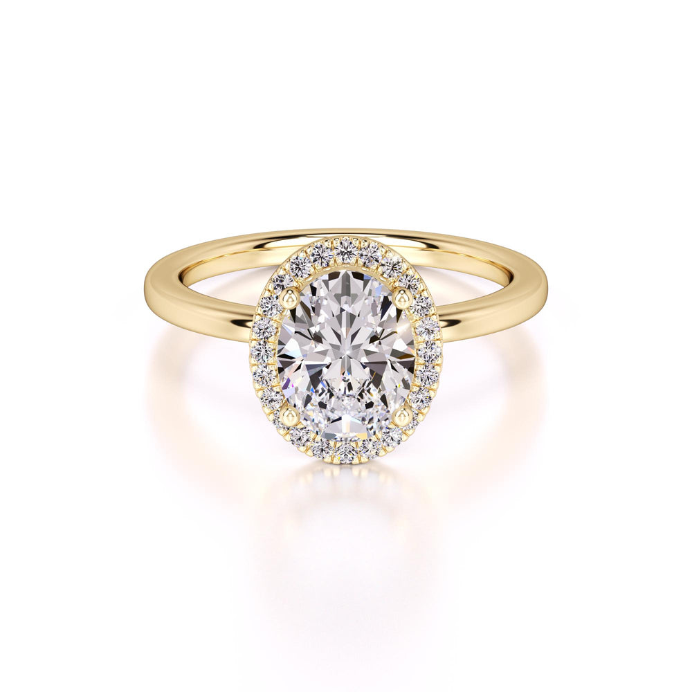 Gabriella Lab Grown Diamond Ring | Yellow Gold | 1