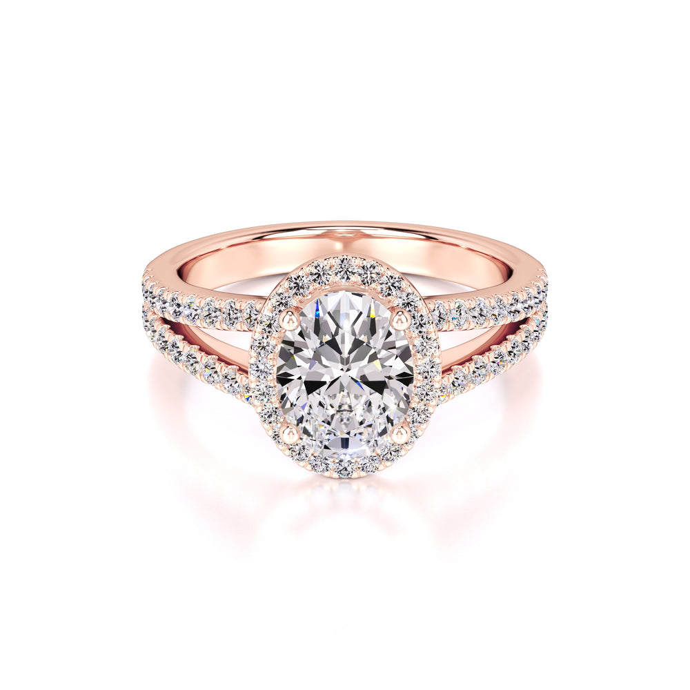 Zoe Lab Grown Diamond Ring | Rose Gold | 1