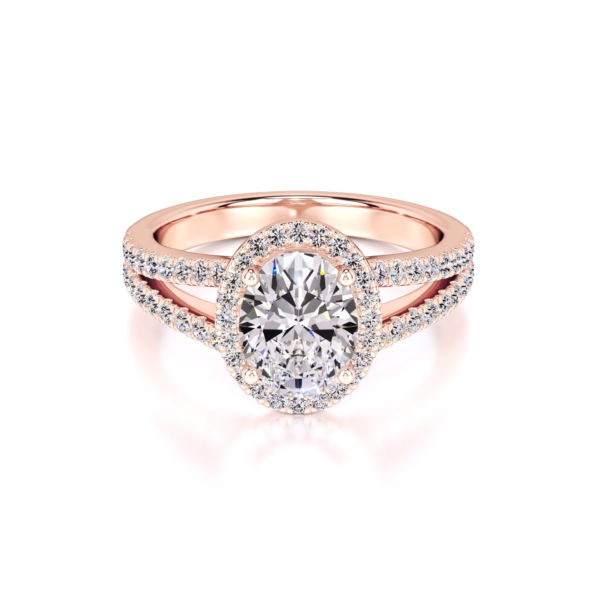 Zoe Lab Grown Diamond Ring | Rose Gold | 1