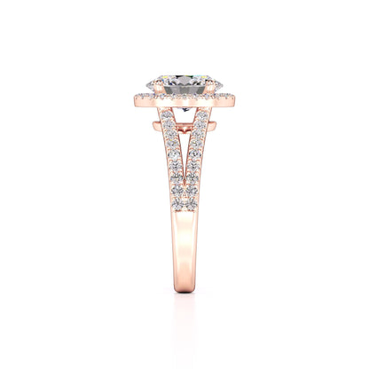 Zoe Lab Grown Diamond Ring | Rose Gold | 4