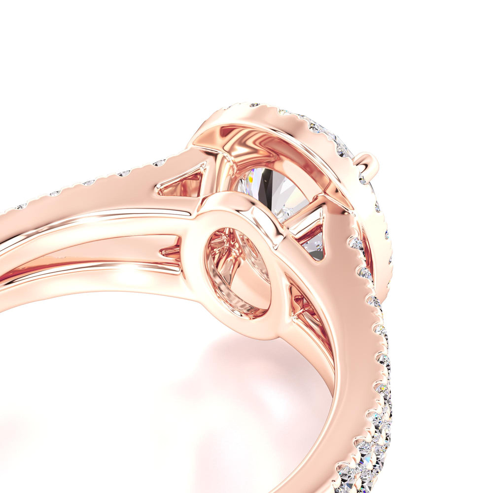 Zoe Lab Grown Diamond Ring | Rose Gold | 2