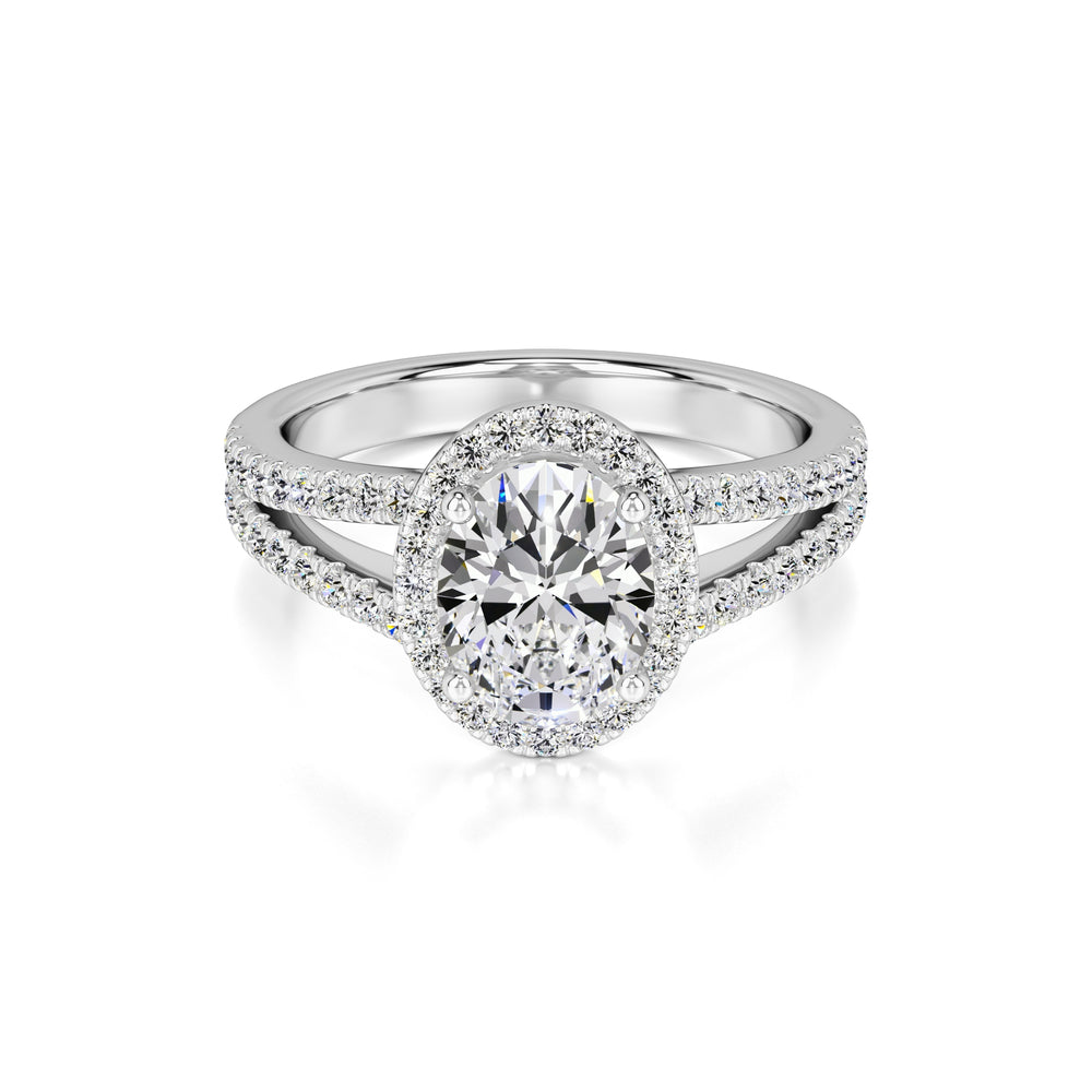 Zoe Lab Grown Diamond Ring | White Gold | 1