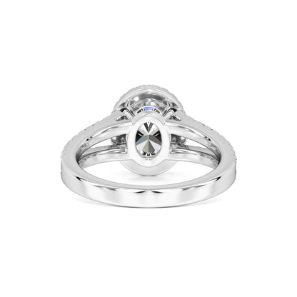 Zoe Moissanite & Lab Grown Diamond Ring | White Gold | 3