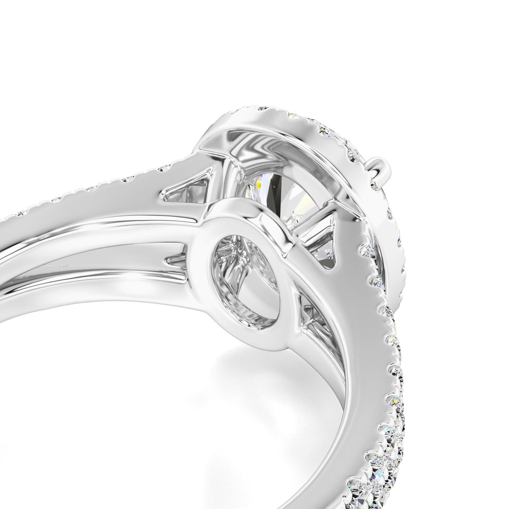Zoe Moissanite & Lab Grown Diamond Ring | White Gold | 2