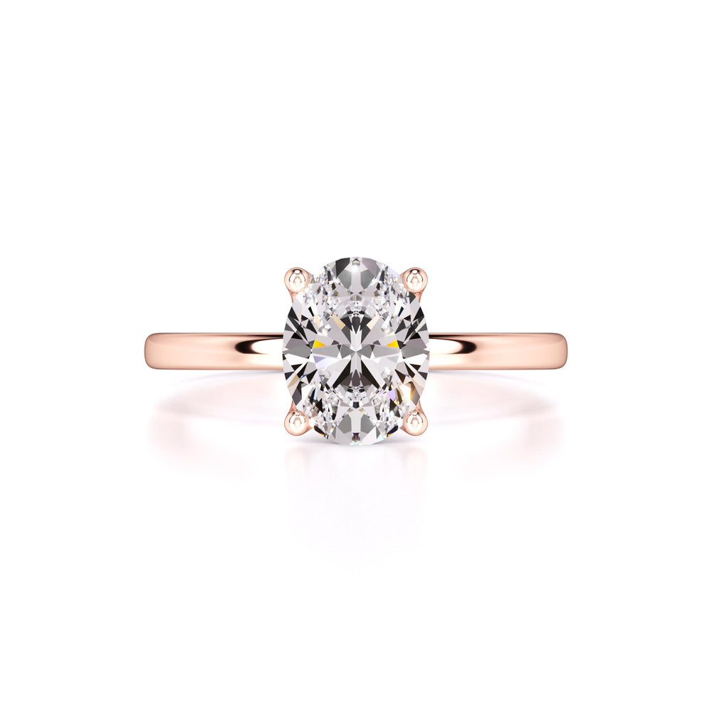 Opal Moissanite Ring | Rose Gold | 1
