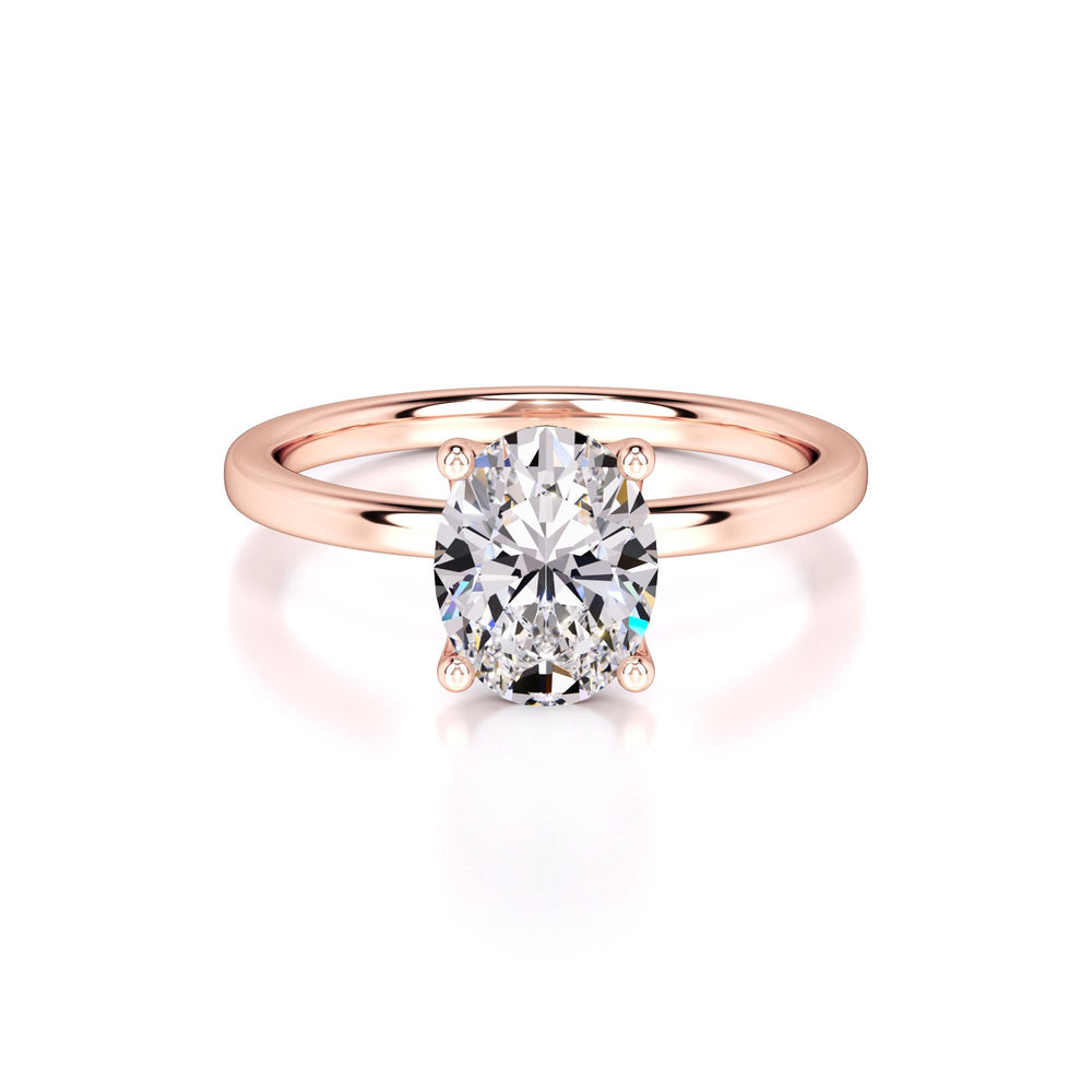 Opal Lab Grown Diamond Ring | Rose Gold | 1