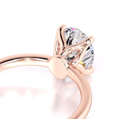 Opal Moissanite Ring | Rose Gold | 2