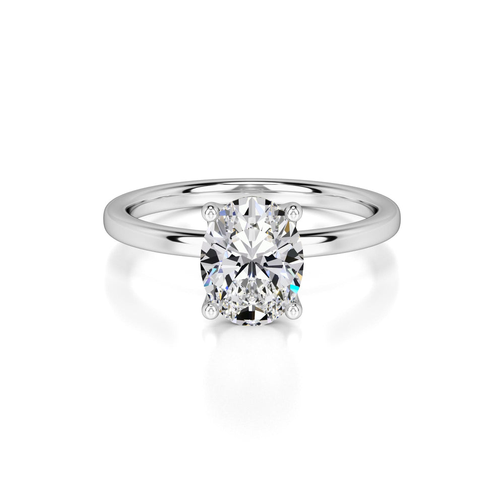 Opal Lab Grown Diamond Ring | White Gold | 1