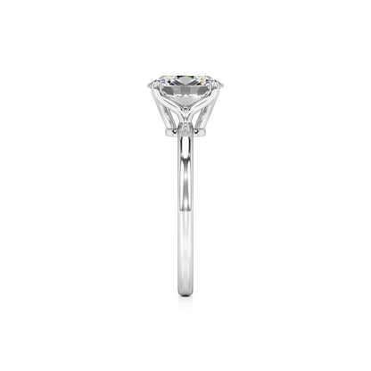 Opal Lab Grown Diamond Ring | White Gold | 4