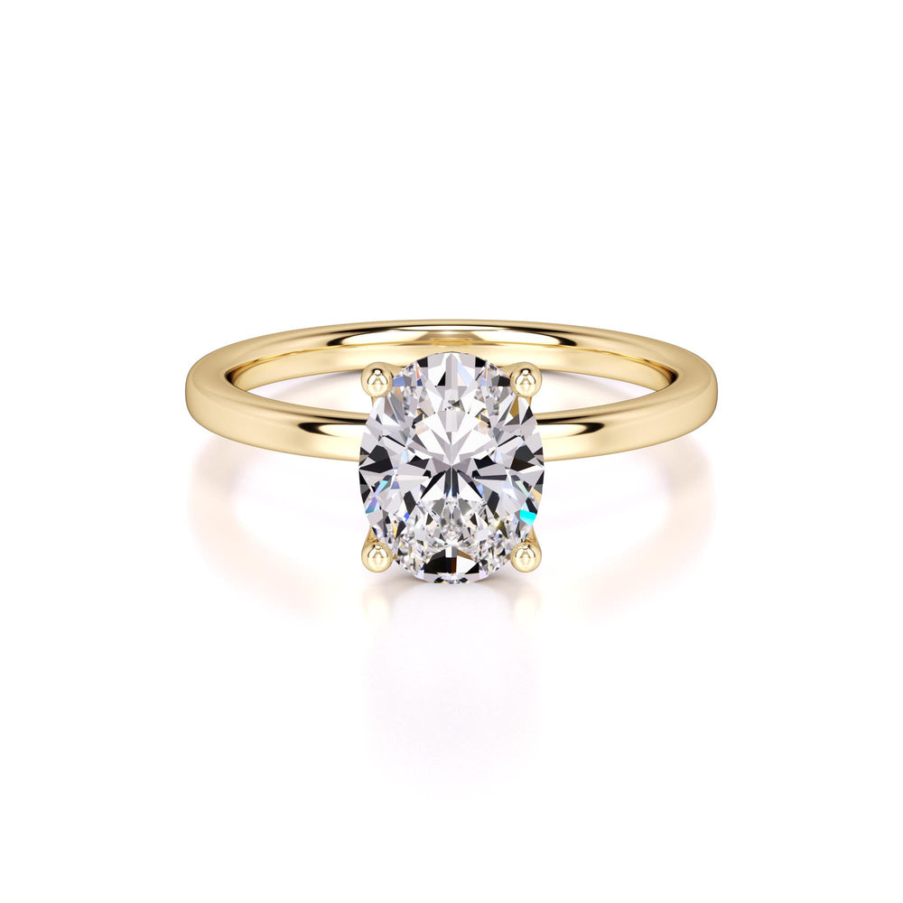 Opal Lab Grown Diamond Ring | Yellow Gold | 1