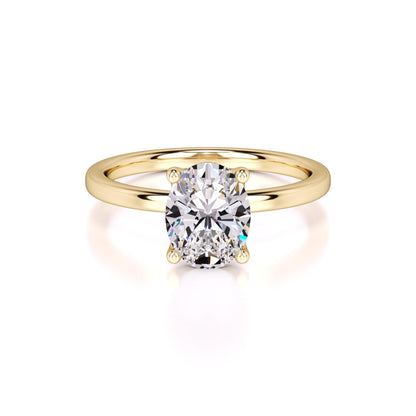 Opal Lab Grown Diamond Ring | Yellow Gold | 1