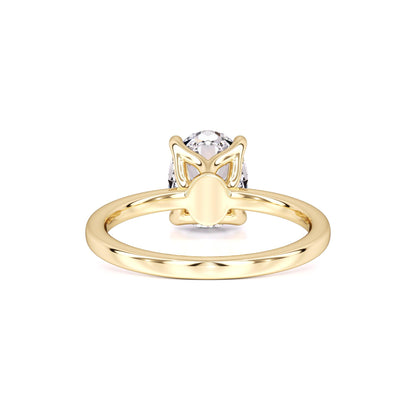 Opal Moissanite Ring | Yellow Gold | 3