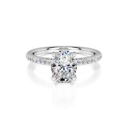 Kara Lab Grown Diamond Ring | White Gold | 1