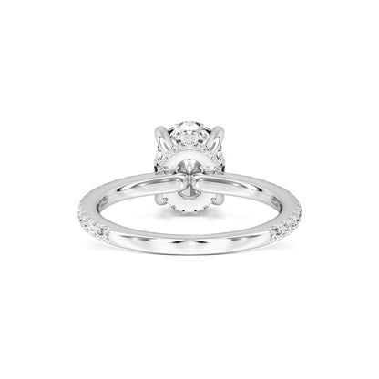 Kara Moissanite & Lab Grown Diamond Ring | White Gold | 3