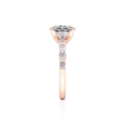 Aria Lab Grown Diamond Ring | Rose Gold | 4