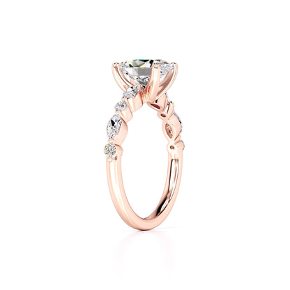 Aria Lab Grown Diamond Ring | Rose Gold | 3